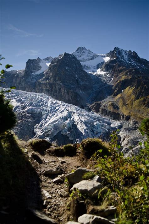 Mont Blanc glacier stock photo. Image of glacier, outdoors - 26827058