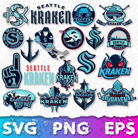 Seattle Kraken Logo SVG, Kraken Logo NHL, Seattle Kraken PNG | Inspire ...