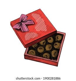 1,928 Chocolate Box Sketch Images, Stock Photos & Vectors | Shutterstock