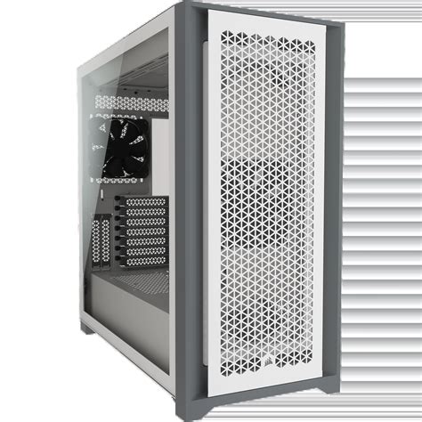 5000D AIRFLOW Tempered Glass Mid-Tower ATX PC Case — White