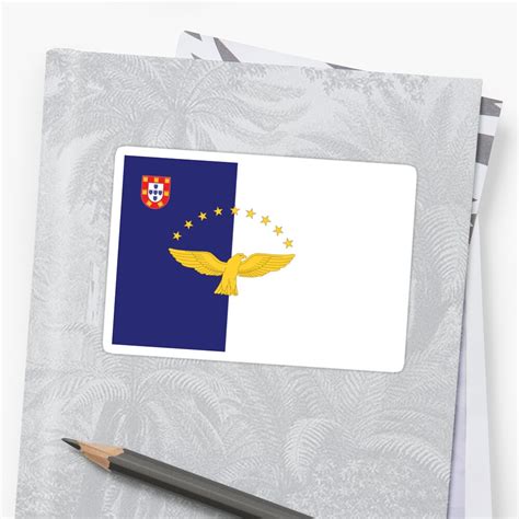 "Azores Flag" Sticker by NeedThreads | Redbubble