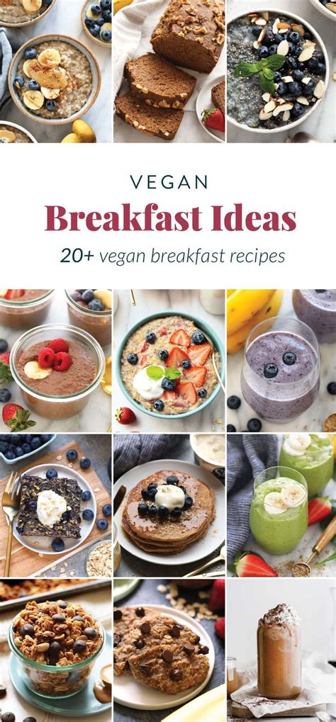 Easy Vegan Breakfast Ideas (25+ vegan breakfasts!) - Fit Foodie Finds