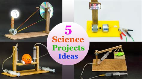 5 School Science Project Ideas - YouTube