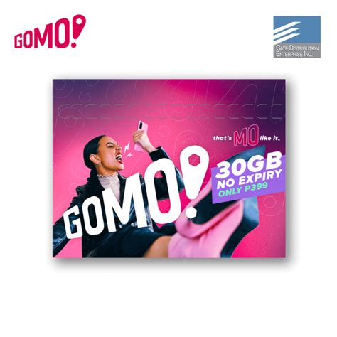 GOMO Tri-cut 5G SIM card with 30gb No-Expiry Data | Lazada PH