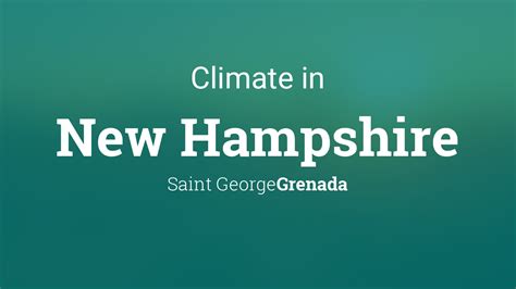 Climate & Weather Averages in New Hampshire, Grenada