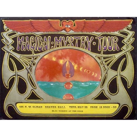 The Beatles' Magical Mystery Tour poster by Alton Kelley - illustraction Gallery