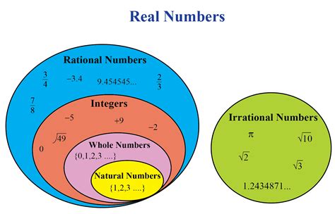 Types Of Real Numbers