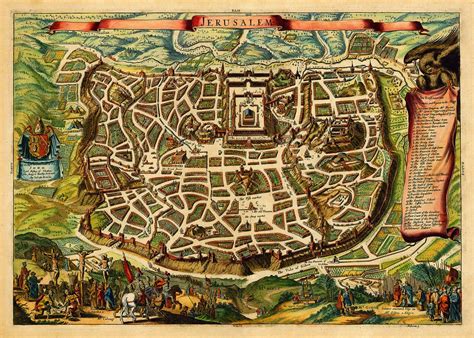 Medieval Map Jerusalem