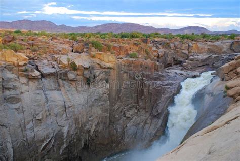 Orange River at Augrabies Falls National Park. Northern Cape, South ...