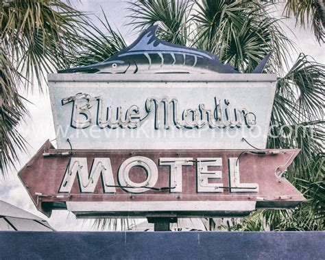 Blue Marlin Motel Key West Florida Photography Print art | Etsy