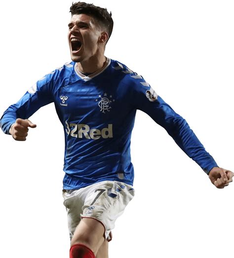 Ianis Hagi Rangers football render - FootyRenders