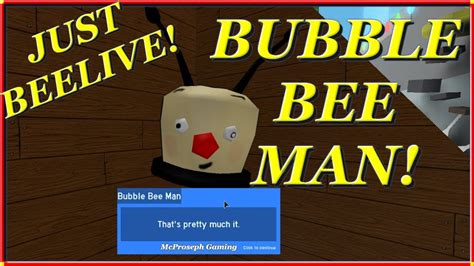 Roblox Bee Swarm Simulator Believe In Bubble Bee Man