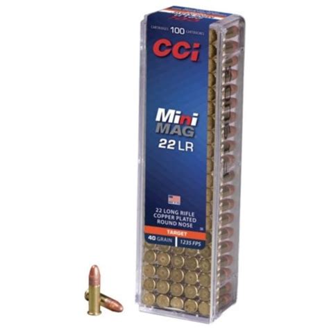 CCI Target Mini Mag 22 L/R Ammunition | River Sportsman