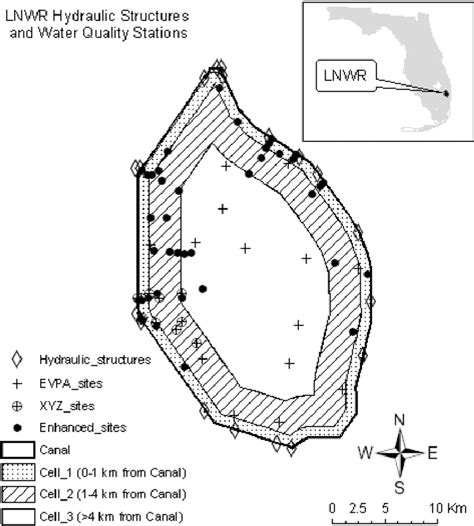 Map of the Arthur R. Marshall Loxahatchee National Wildlife Refuge... | Download Scientific Diagram