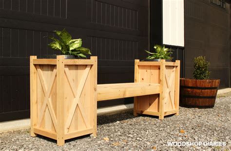 Diy Planter Box With Bench Seat Plans And Designs | Brokeasshome.com