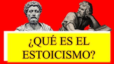 ¿Qué es el ESTOICISMO? - YouTube