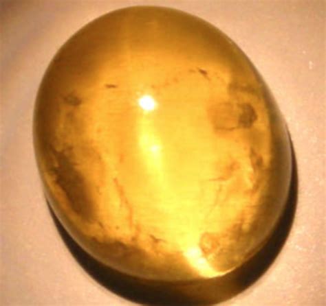 5.53 ct Cat's eye Heliodor yellow Beryl gemstone for sale online