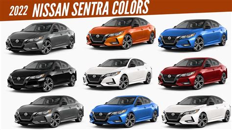 2022 Nissan Sentra - All Color Options – Images | AUTOBICS - YouTube