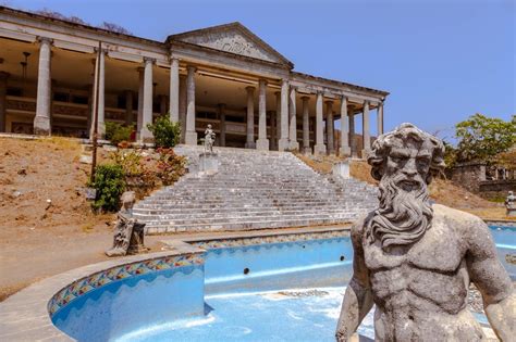 Abandoned Mansion that belonged to a former corrupt police chief of Mexico. His yearly salary ...