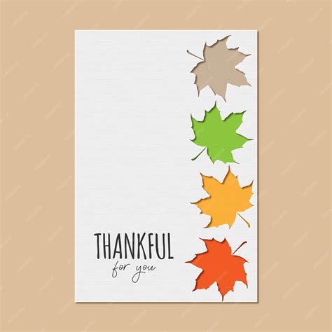 Premium Vector | Thanksgiving card template design