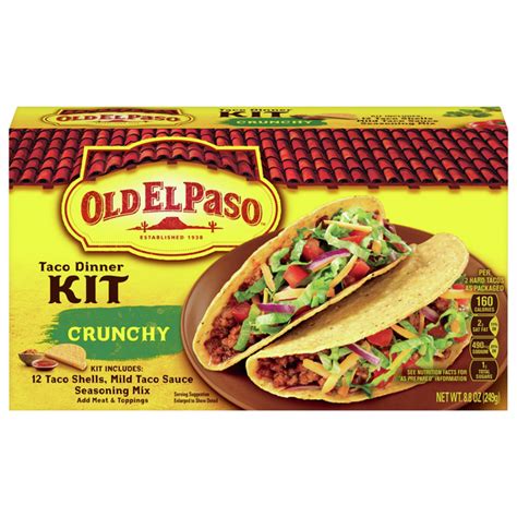 Save on Old El Paso Taco Dinner Kit Crunchy - 12 ct Order Online Delivery | Food Lion