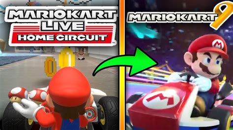 Making NEW Mario Kart 9 Tracks Using Mario Kart Live Home Circuit! - YouTube