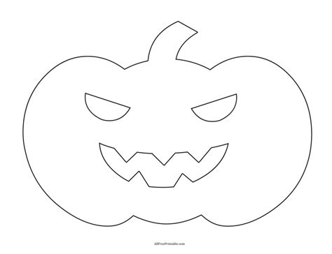 Halloween Pumpkin Template – Free Printable