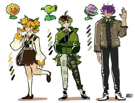 Designed some pvz characters into humans : PlantsVSZombies | Plant zombie, Plants vs zombies ...