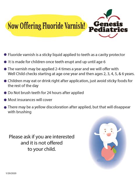 Fluoride Varnish! - Genesis Pediatrics