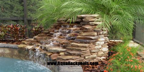 AquaRock Pool waterfalls Orlando,Tampa: Natural rock waterfalls for ...