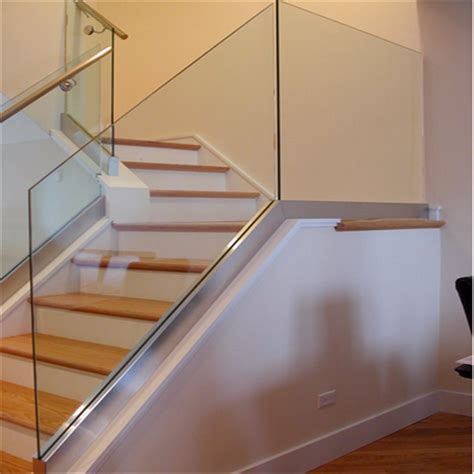 China Supplier U Channel Frameless Glass Railing for Stair/Balcony/Deck ...