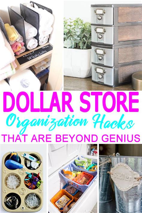 DIY Dollar Store Hacks | Organization & Storage Ideas - DIY Projects ...