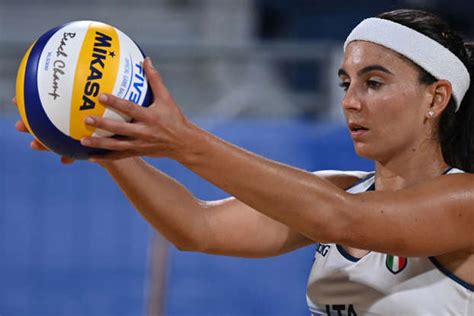 Team Italy Olympics beach volleyball player Marta Menegatti in images