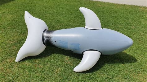 Inflatable 2007 Intex Whale Aka "Ugly Shamu" Ride on Pool Toy USED ...