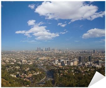 La Skyline - Downtown La Los Angeles Skyline California Poster •, Png ...