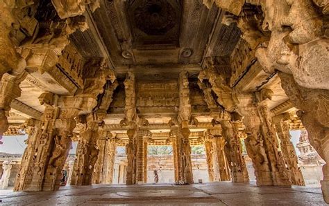 The Musical Pillars Of The Vittala Temple in Hampi • The Mysterious India | Ancient indian ...