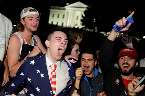 Donald Trump supporters triumphant as Republican wins election - ABC News