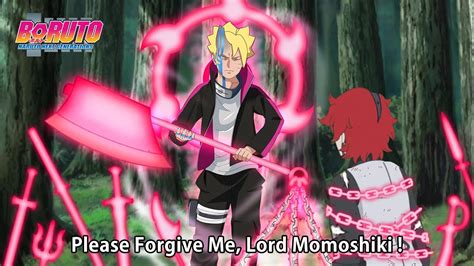 Boruto absorbs Momoshiki power to create Legendary Weapon | How Boruto defeats Code - YouTube