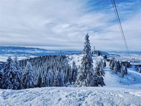 Scenic View of a Mountain in Winter · Free Stock Photo