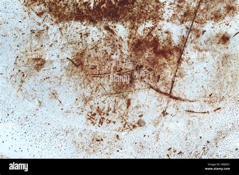 Scratches on the surface of the rusted metal plate Stock Photo - Alamy