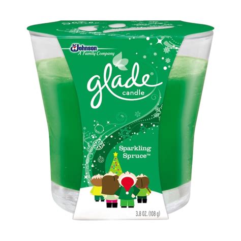 Glade 3.8-oz Spruce Christmas Jar Candle in the Candles department at Lowes.com