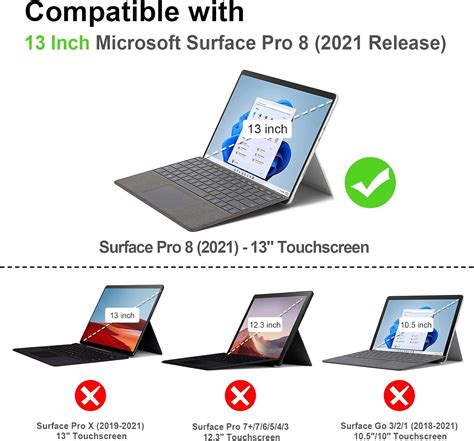 FINTIE Case Compatible with Microsoft Surface Pro 8 13 inch (2021 ...