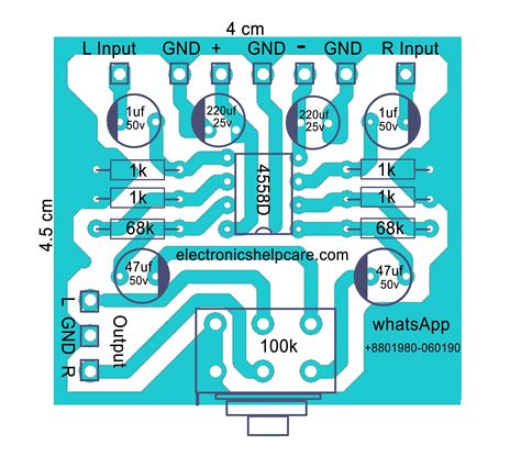 Low Pass Filter Schematic Diagram