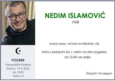 NEDIM ISLAMOVIĆ, Podkraj, 19. 3. 2022