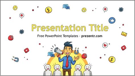 Free Powerpoint Templates For Marketing Presentation - Templates : Resume Designs #l7vKVLM1Np