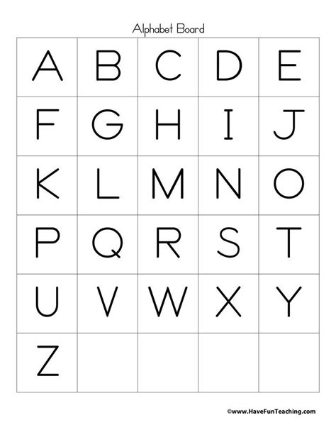 Alphabet Uppercase Letter Matching Activity | Letter matching activities, Alphabet letter ...