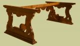 Trestle Tables | Solid Oak | Handmade in England | Medieval | X Leg | Bespoke Dining Furniture