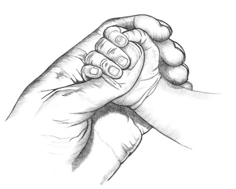 Clasped Hands Drawing at GetDrawings | Free download