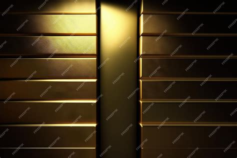 Premium AI Image | Wall of gold bars texture background