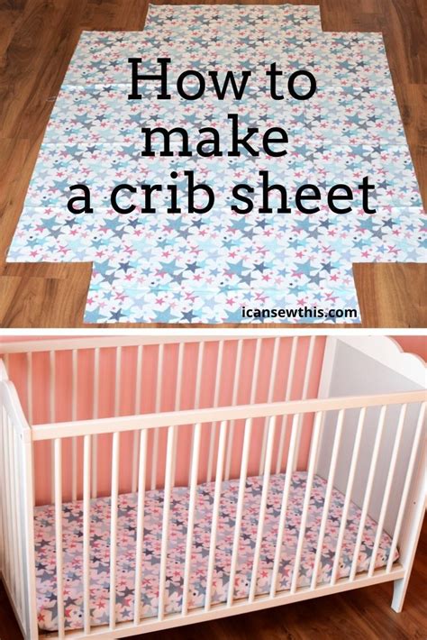 How to make a crib sheet. An easy step-by-step tutorial - I can sew this | Sewing baby clothes ...